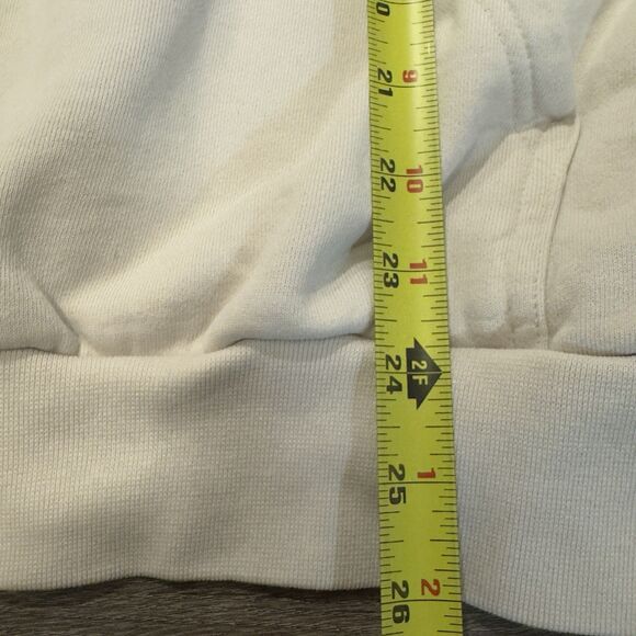 Talentless Hoodie Minimalist Logo Sweatshirt Pullover XL Bone Beige100% Cotton - Picture 5 of 7